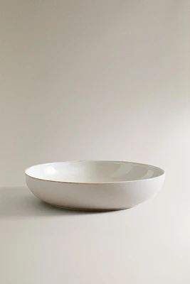 LARGE ECRU SALAD BOWL
