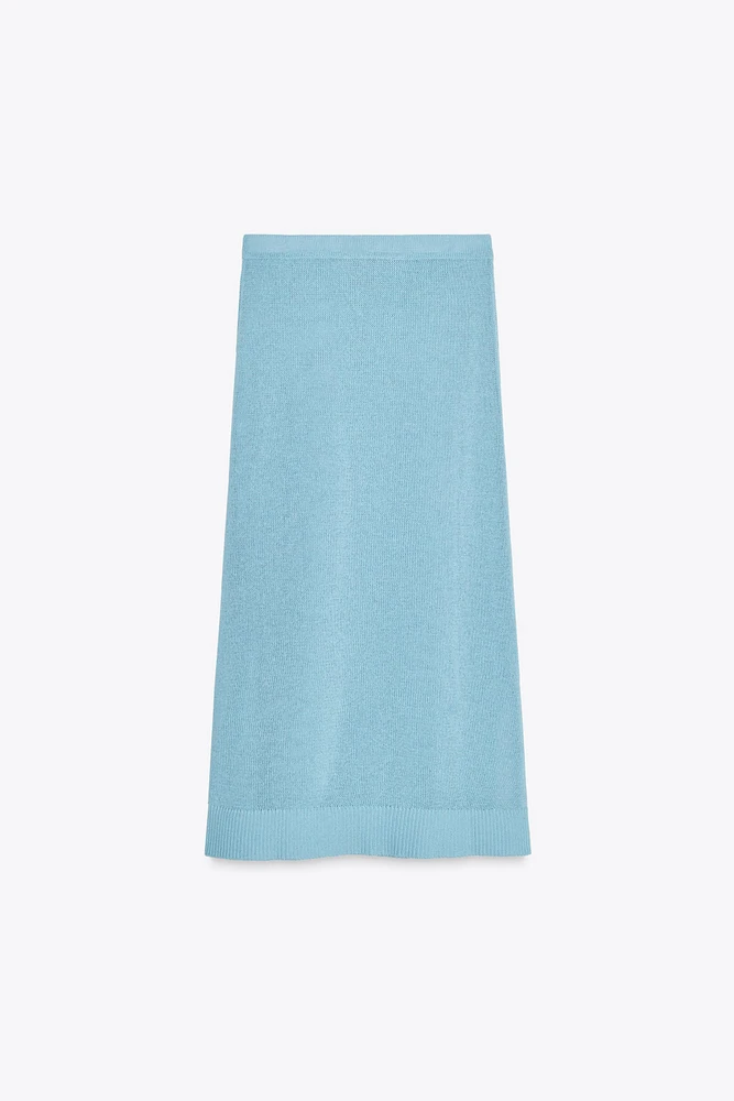 MIDI KNIT SKIRT