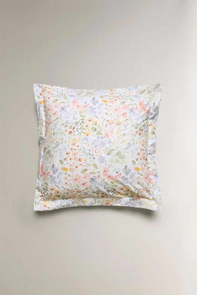 FLORAL PRINT PILLOWCASE
