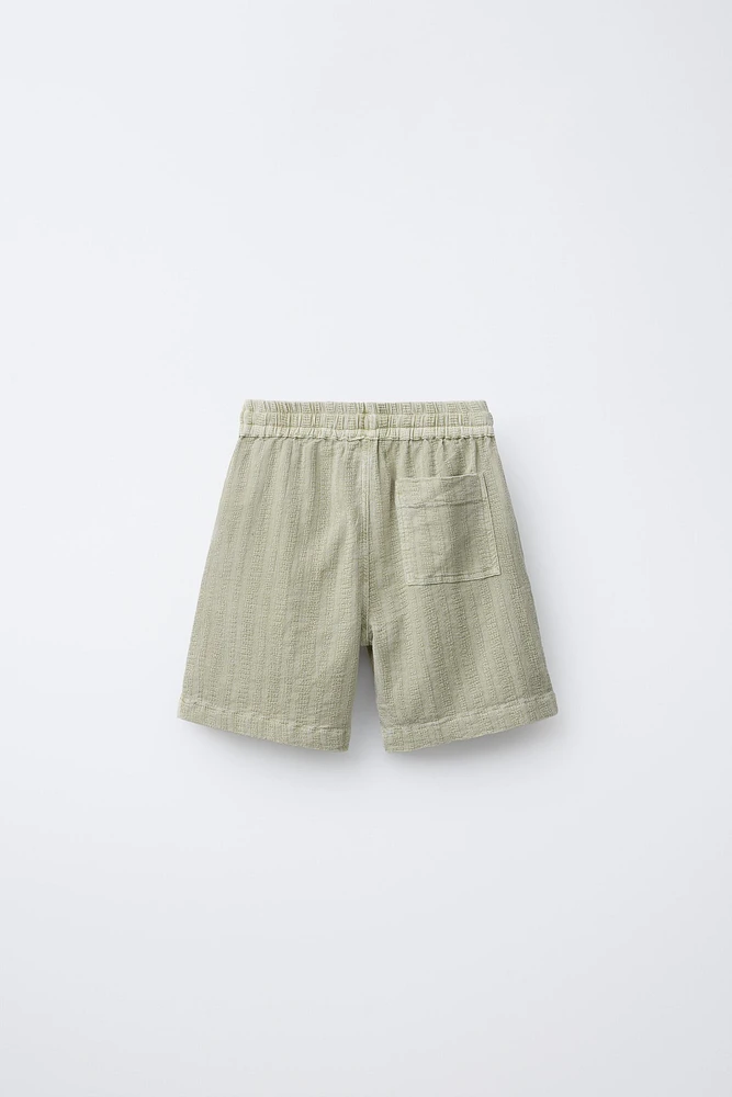 SHORT À TEXTURE