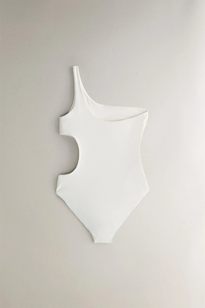 MAILLOT DE BAIN PLAGE ASYMÉTRIQUE CUT OUT