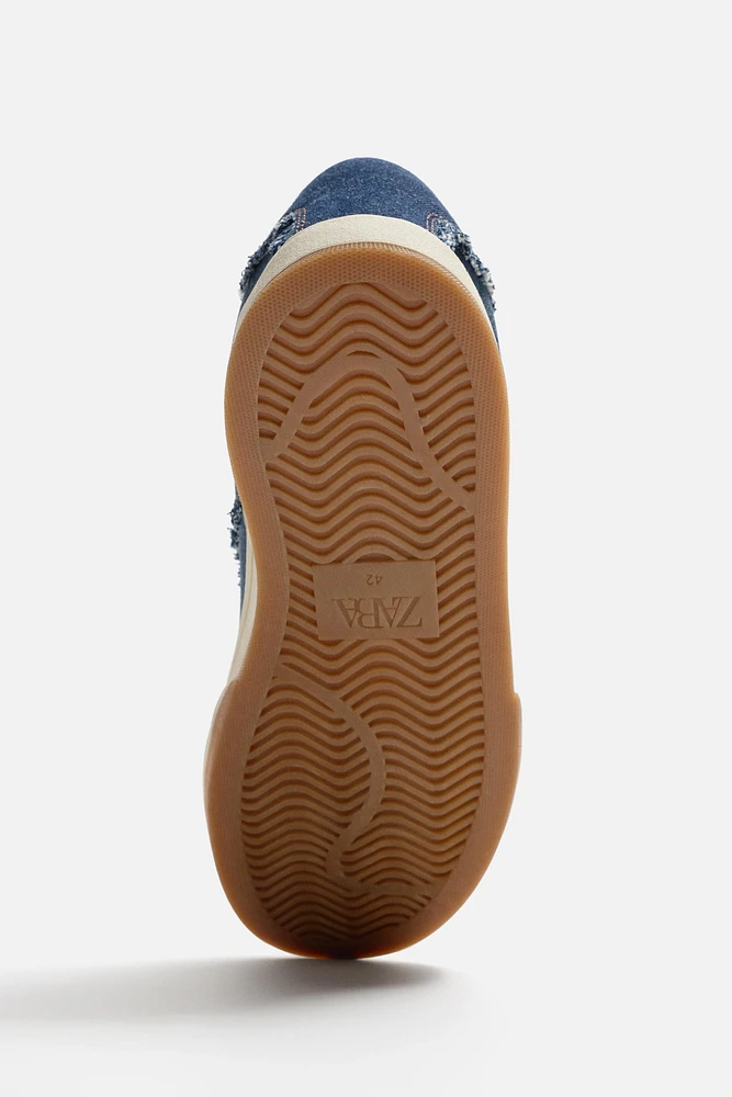 DENIM SKATE SNEAKERS