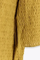 TEXTURED TIE TOP