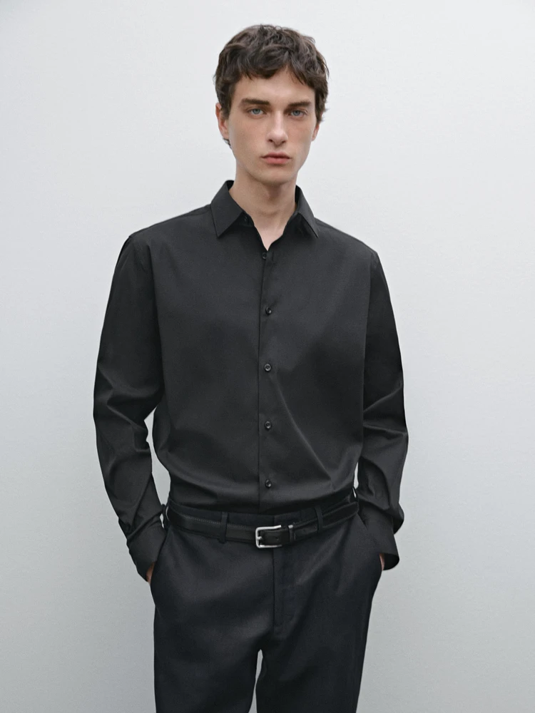 Slim fit stretch shirt