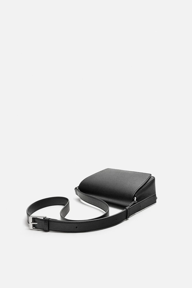 TEXTURED CROSSBODY BAG