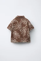 EMBROIDERED LEAF SHIRT