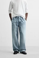 RELAXED FIT JOGGER WAIST JEANS