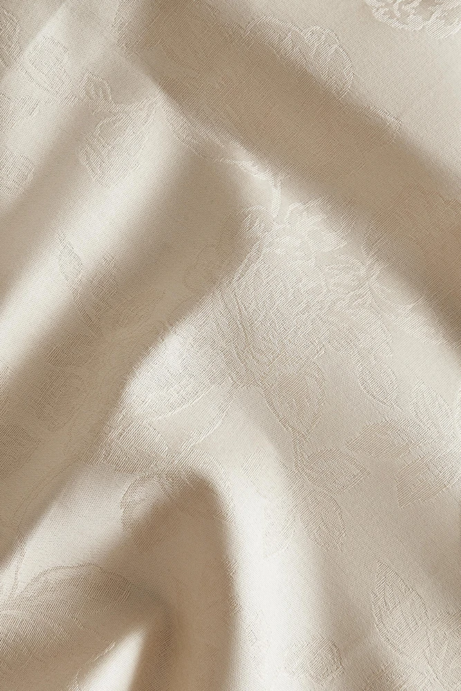 SERVIETTES DE TABLE JACQUARD FLEURS