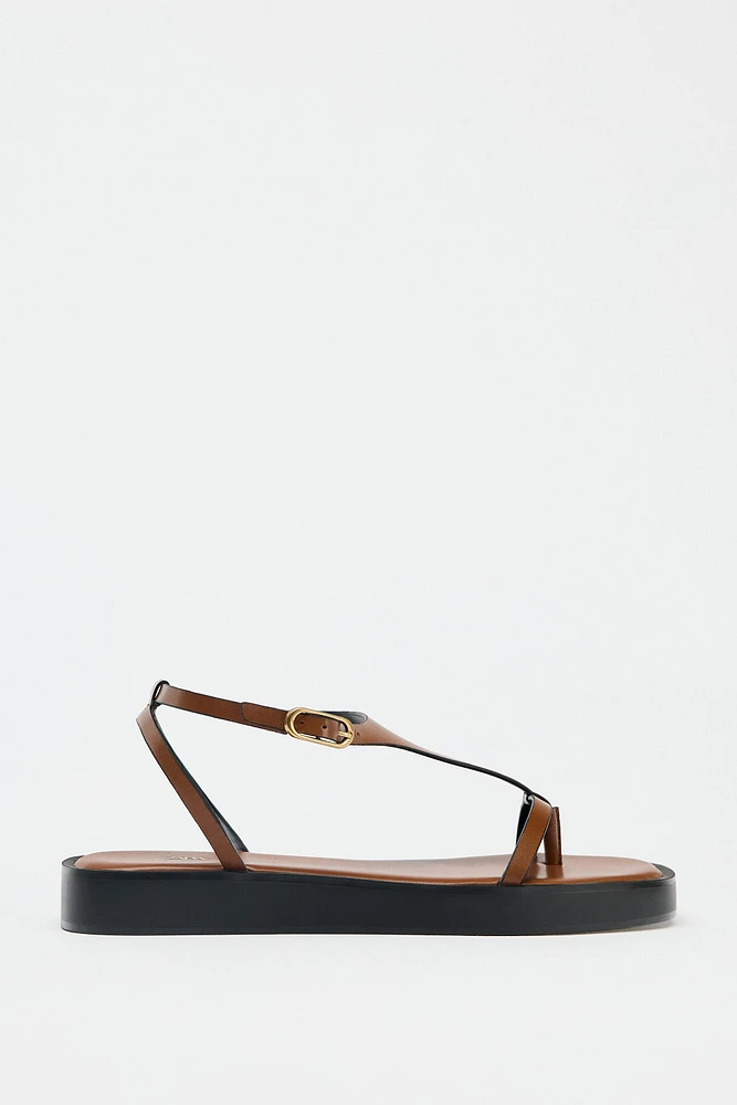 STRAPPY PLATFORM SANDALS
