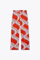 ZW COLLECTION PRINTED PAJAMA PANTS