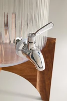 ACACIA WOOD DISPENSER WITH STAND