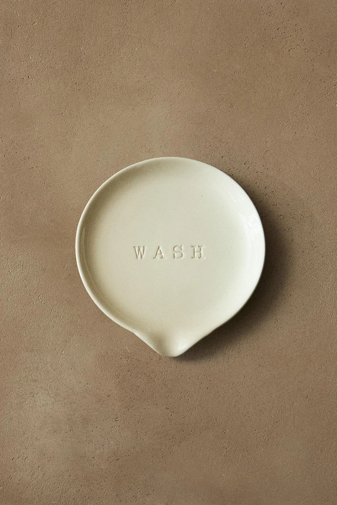 CERAMIC BRUSH STAND