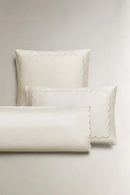 EMBROIDERED PILLOWCASE