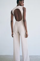 LONG CREPE JUMPSUIT