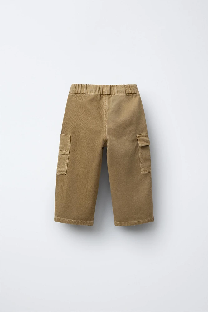 TWILL CARGO PANTS