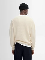 100% cotton knit sweater
