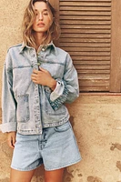 VESTE Z1975 EN JEAN À POCHES