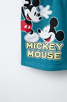 SHORT EN MOLLETON IMPRIMÉ MICKEY MOUSE © DISNEY