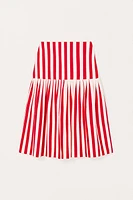 LIMITED EDITION STRIPED MIDI SKIRT