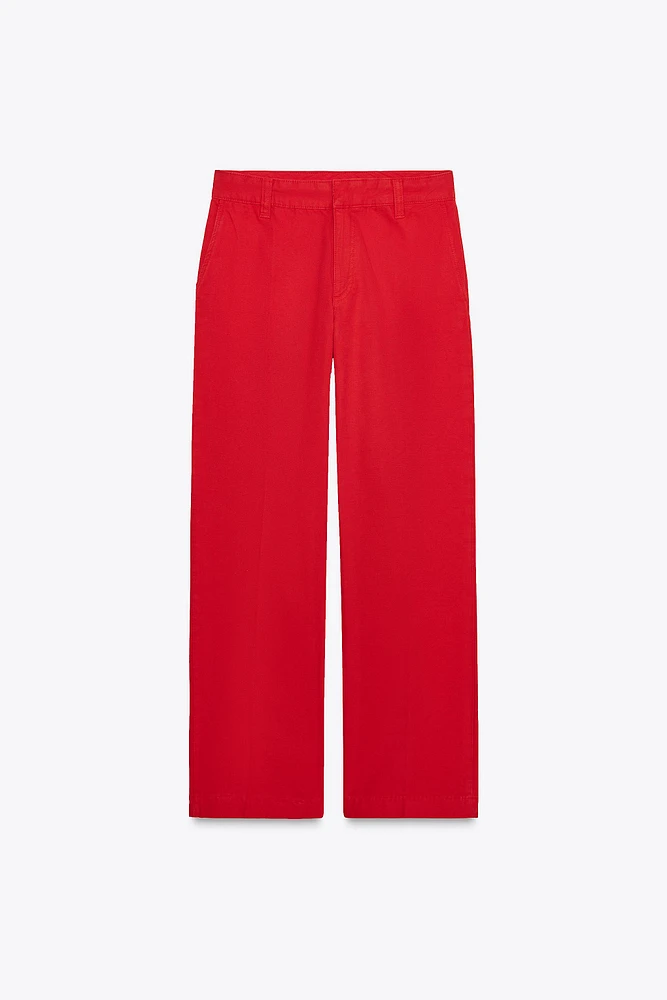 ZW COLLECTION MID-RISE CHINO JEANS