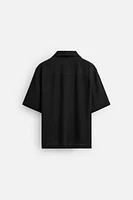 WRINKLED JACQUARD SHIRT