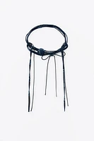 PACK OF 2 FLOWER CHOKER NECKLACES