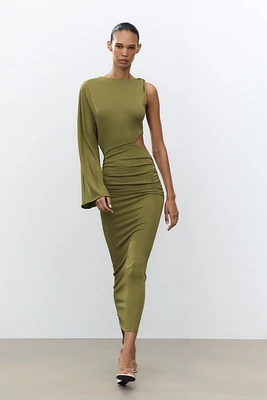 CUT OUT MIDI DRESS