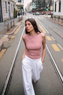 RIB T-SHIRT