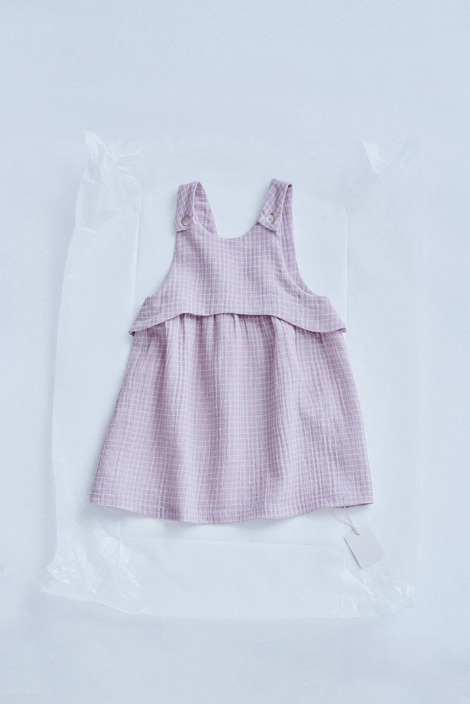 ZARA TIMELESS - ROBE À BRETELLES CARREAUX
