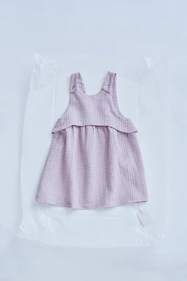 ZARA TIMELESS - ROBE À BRETELLES CARREAUX