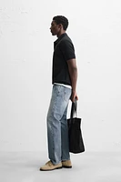 BASIC TEXTURED POLO SHIRT