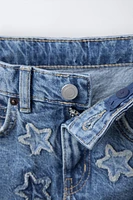STAR DENIM SKORT