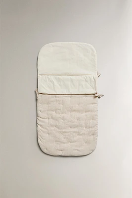 CHILDREN’S LINEN POPLIN CARRYCOT BABY WRAP