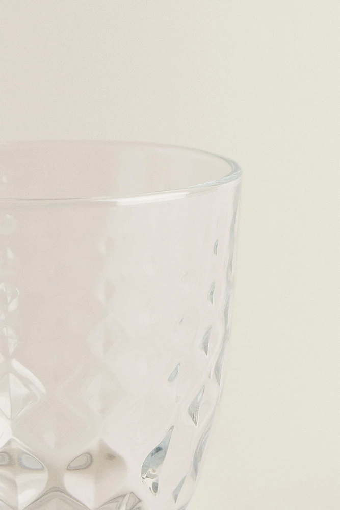 RAISED DESIGN TUMBLER