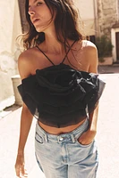 TOP ORGANZA FLEUR