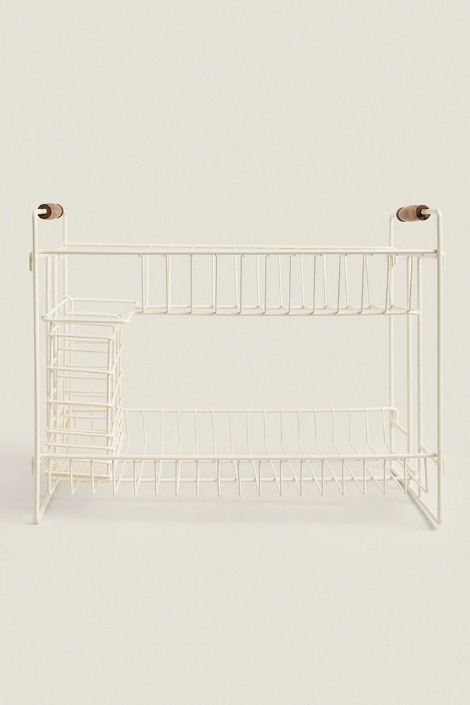LACQUERED METAL DISH RACK