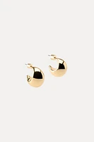 EMBOSSED HOOP EARRINGS