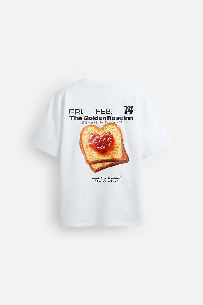 LIMITED EDITION TOAST PRINT T-SHIRT