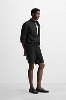 REGULAR FIT DENIM SHORTS