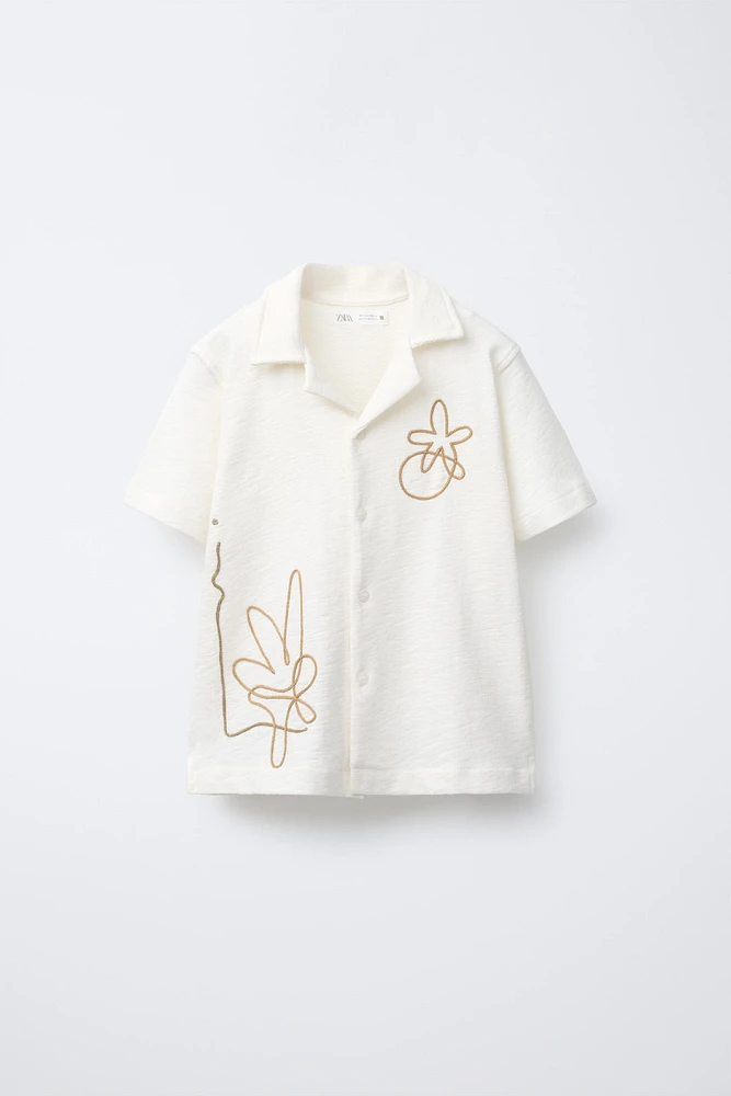 CORD EMBROIDERY SHIRT