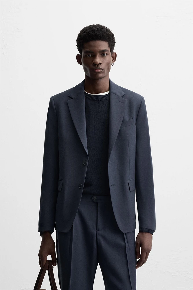 BLAZER DE COSTUME AVEC LAINE