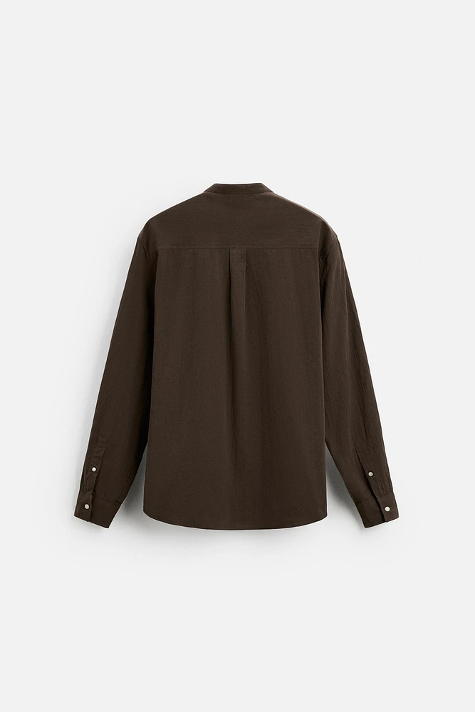 WRINKLED LOOK SHIRT