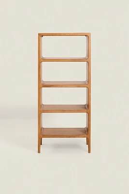 HIGH HONEY OAK BOOKCASE