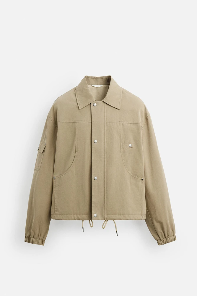 RELAXED FIT POCKET JACKET