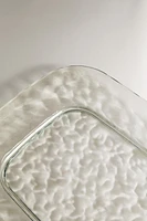 PLATEAU ACRYLIQUE BORD TEXTURÉ