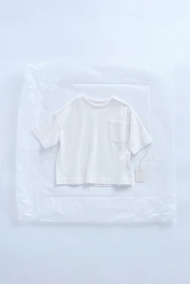 ZARA TIMELESS - T-SHIRT RUSTIQUE POCHE