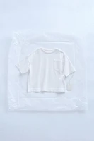 ZARA TIMELESS - T-SHIRT RUSTIQUE POCHE