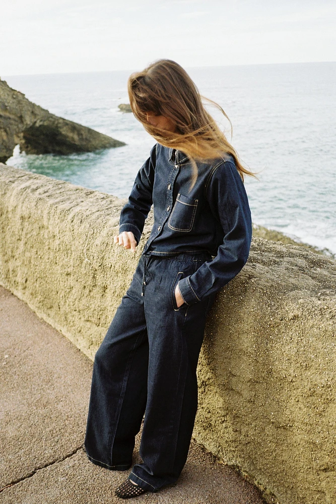 Z1975 MID-RISE WIDE LEG JOGGER JEANS
