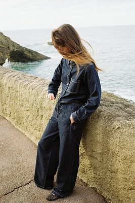 JEAN Z1975 JOGGER WIDE LEG TAILLE NORMALE LONG