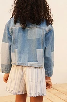LIMITED EDITION STRIPED EMBROIDERED SHORTS